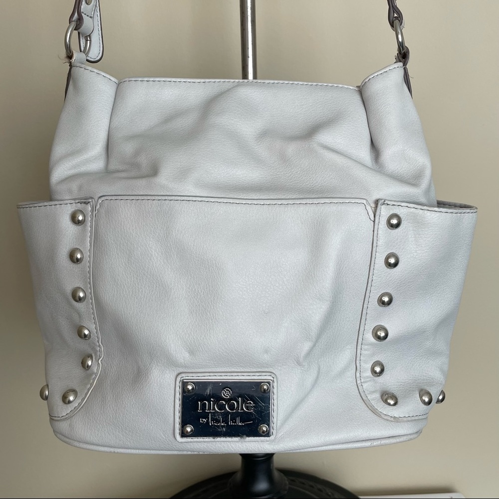 Nicole Miller Light Grey Purse